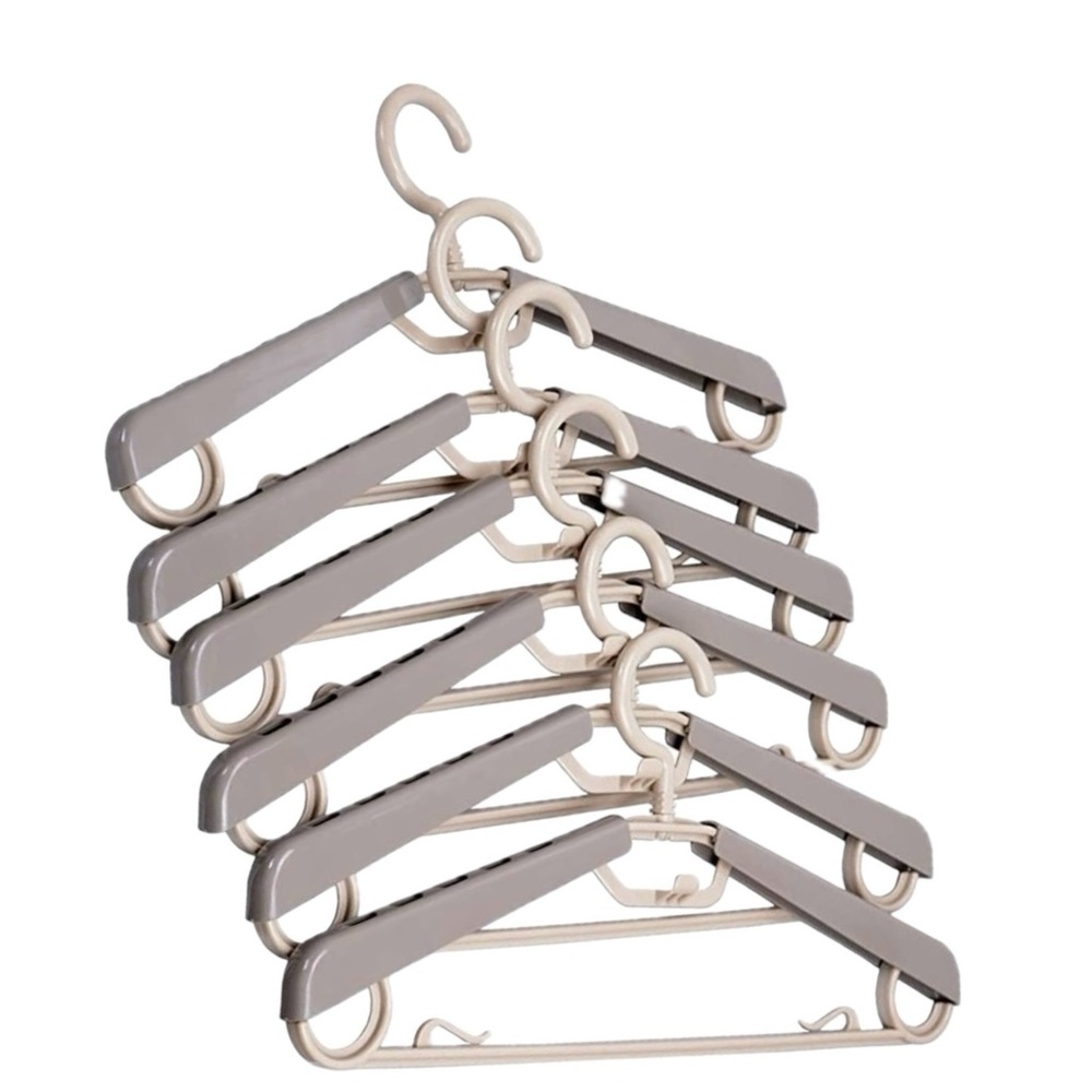 BONDREAM Expandable Hangers Heavy Duty Space Saving Set of Six